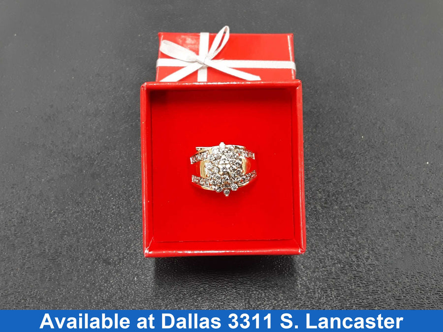 Women's Ring - Yellow Gold 14k (.585) 6.8 grams Size 6.5