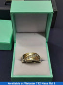 Men's Ring - White Gold 10k (.417) 5.6 grams Size 10