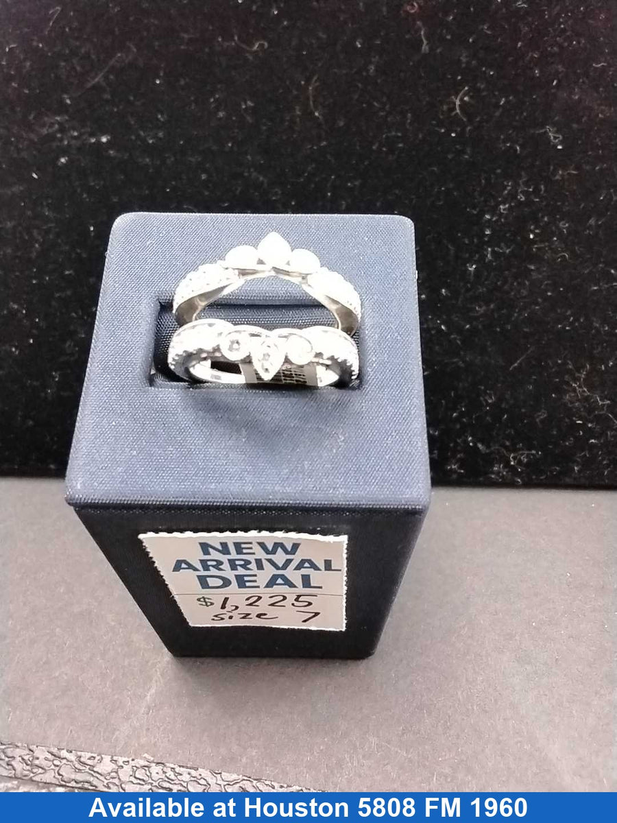 Women's Ring - White Gold 14k (.585) 8.5 grams Size 20