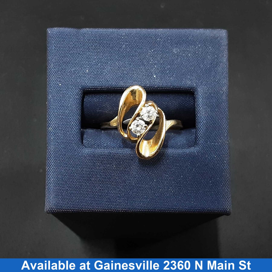 Women's Ring - Yellow Gold 14k (.585) 2.2 grams Size 7.5