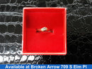 Women's Ring - Solitaire - Yellow Gold 10k (.417) 2.3 grams Size 20