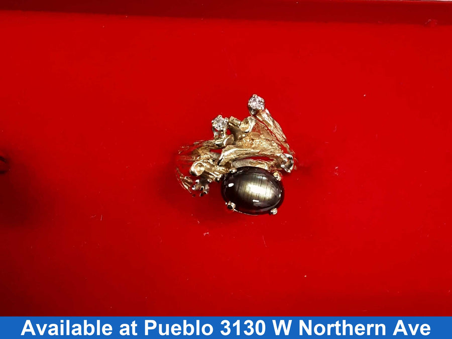 Women's Ring - Yellow Gold 14k (.585) 4.8 grams Size 7