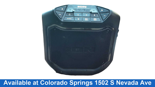 Ion Game Day Party Black Portable Speaker