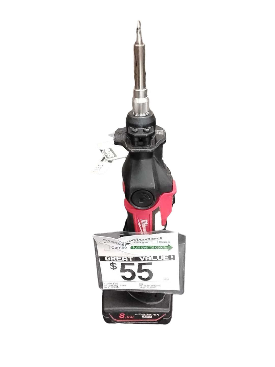 Milwaukee M12 Black Soldering Iron