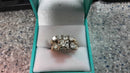 Ring - Engagement Set - Yellow Gold 10k (.417) 8.1 grams Size 8