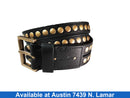 Allsaints Studded Split Belt Black Belt / Buckle