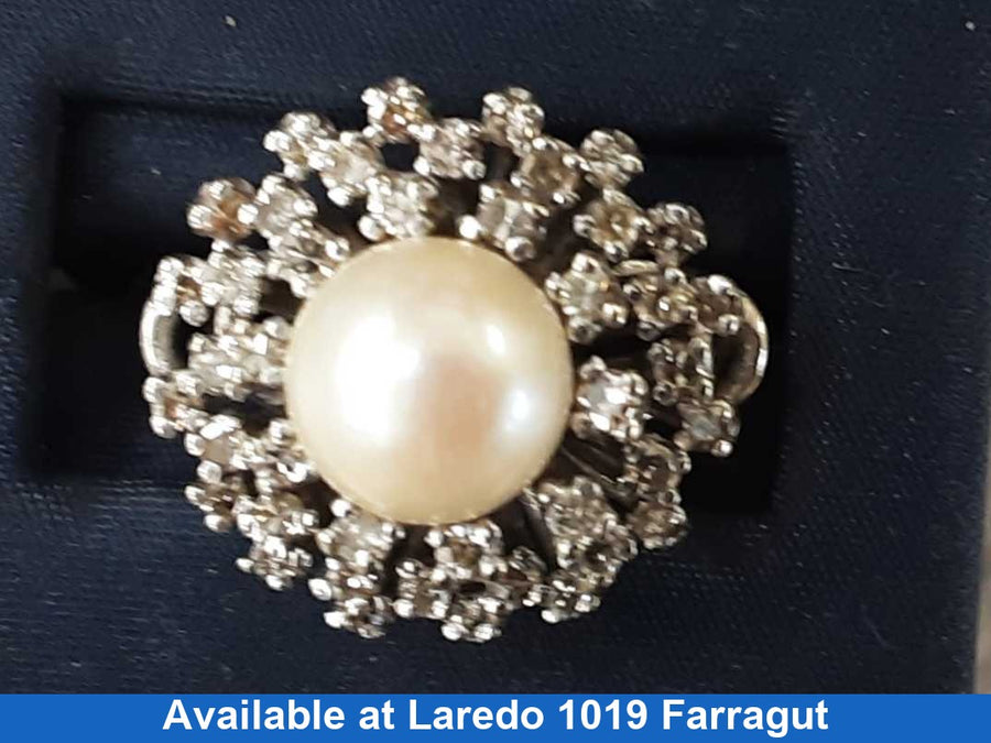 Women's Ring - White Gold 14k (.585) 11.4 grams Size 20