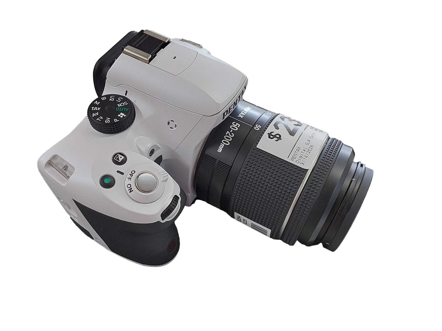Pentax K-50 White Digital SLR Camera