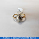 Women's Ring - Yellow Gold 10k (.417) 2.4 grams Size 7