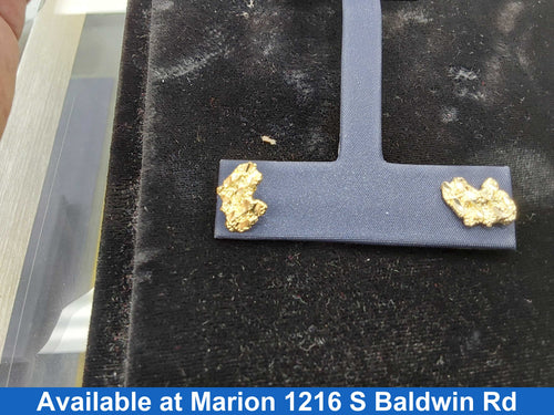 Gold Ball Earrings - Yellow Gold 10k (.417) 1.3 grams