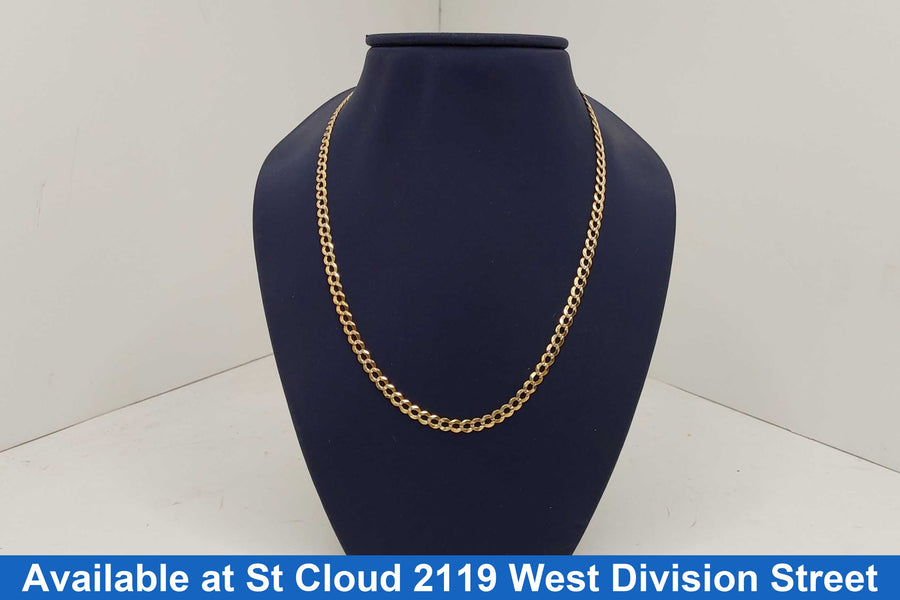 Chain - Yellow Gold 14k (.585) 9.1 grams 24 inch