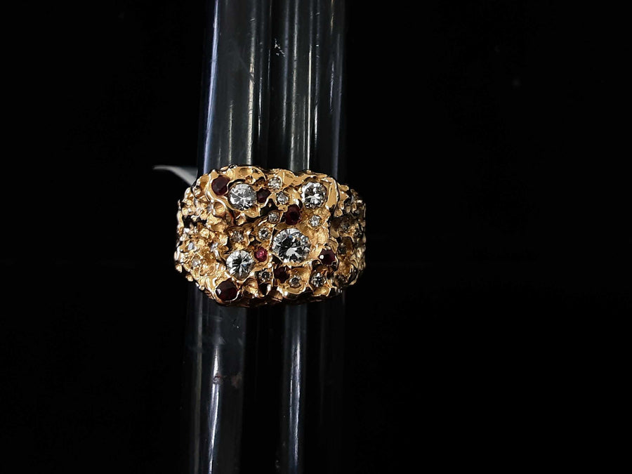 Men's Ring - Yellow Gold 14k (.585) 8.9 grams Size 12