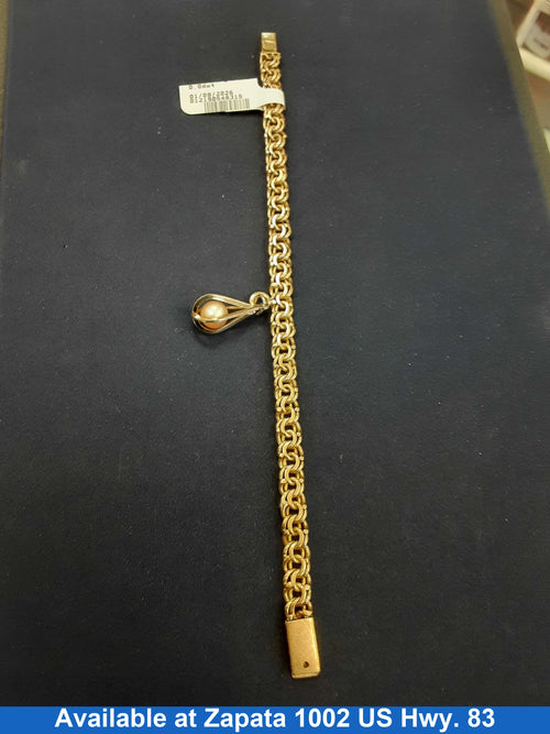 Cuban Link Bracelet - Yellow Gold 18k (.750) 15.6 grams 8 inch