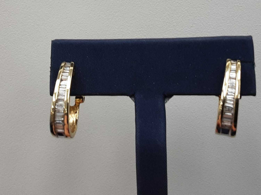 Hoop Earrings - Yellow Gold 14k (.585) 5.5 grams