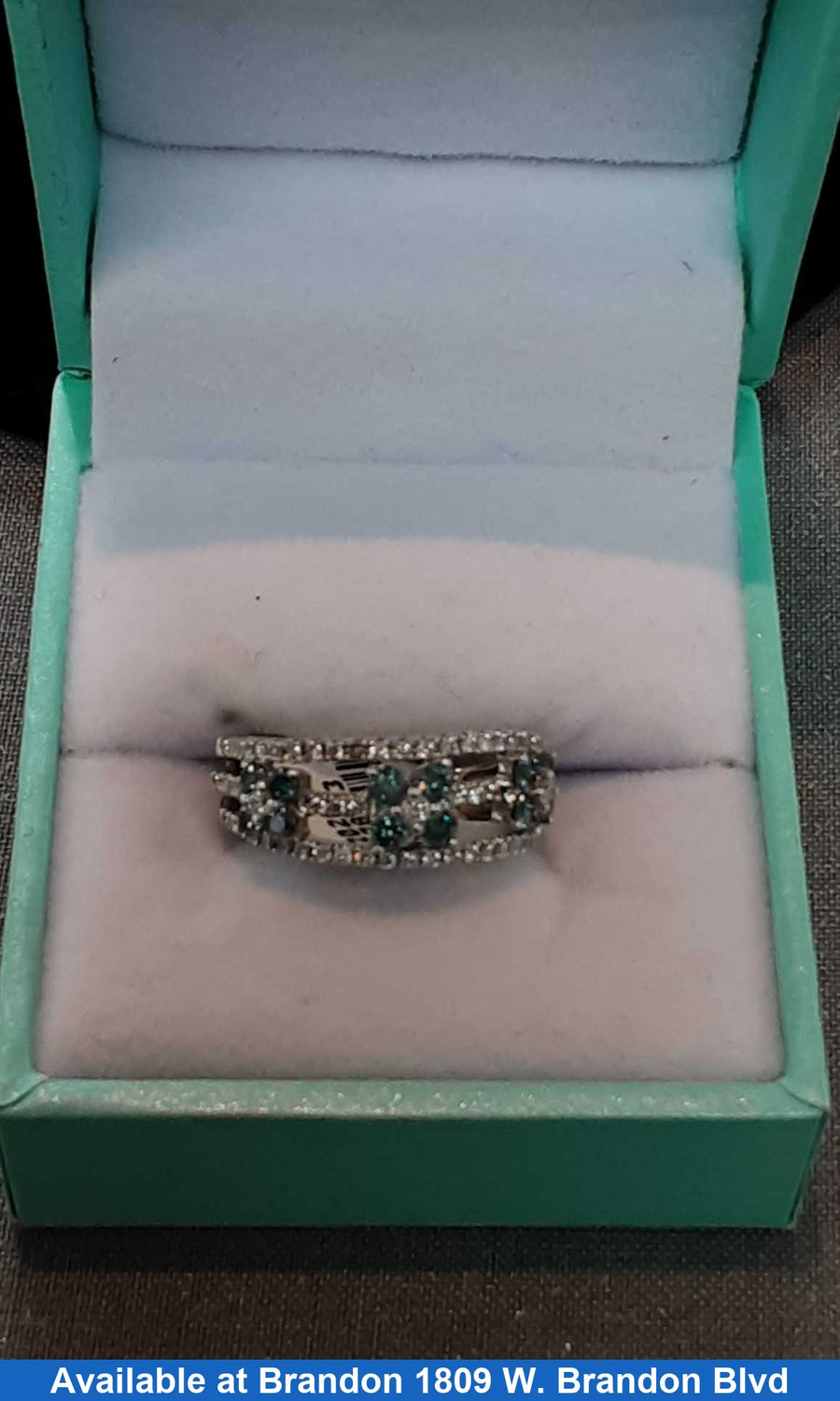 Women's Ring - White Gold 10k (.417) 3.5 grams Size 6
