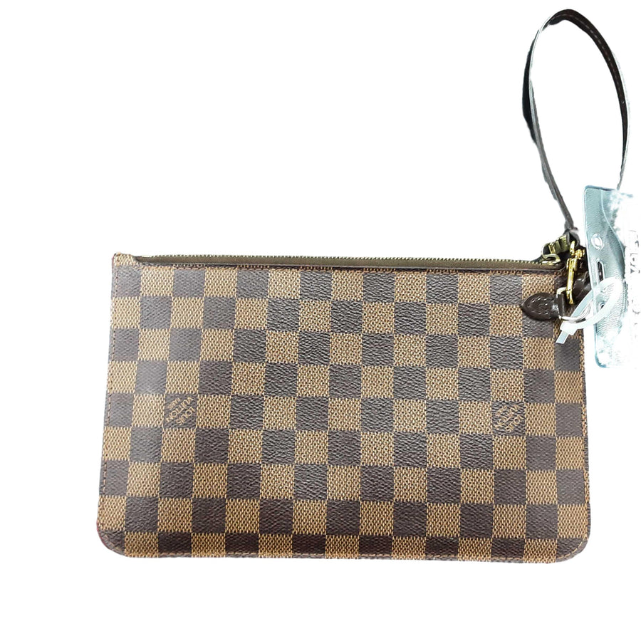 Louis Vuitton Monogram Wristlet Brown Wallet