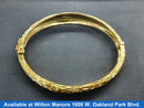 Bangle Bracelet - Yellow Gold 14k (.585) 22.1 grams 6 inch