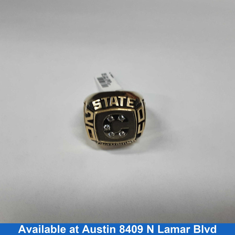 Men's Ring - Yellow Gold 10k (.417) 32.2 grams Size 10.5