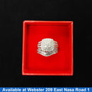 Ring - Engagement Set - White Gold 14k (.585) 9.2 grams Size 8.5