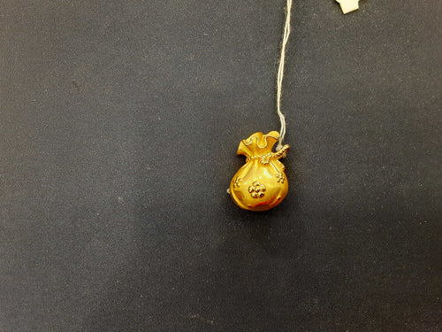 Nugget Pendant - Yellow Gold 22k (.917) 3.4 grams