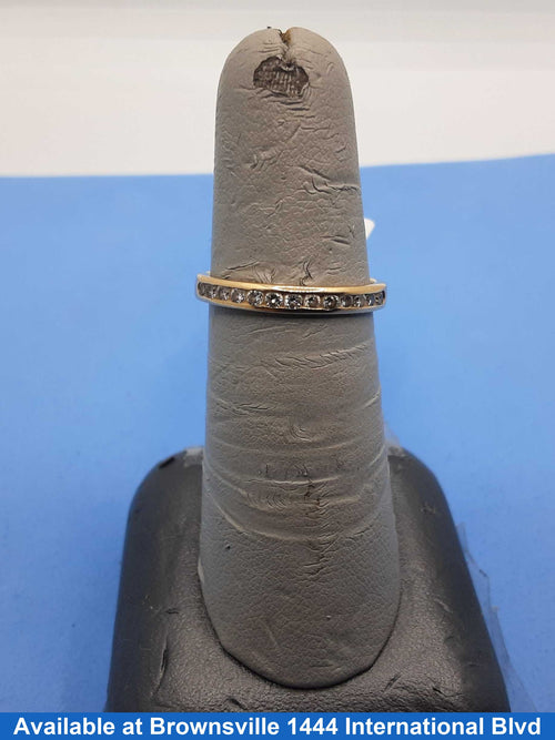 Ring - Wedding Band - Yellow Gold 10k (.417) 1.9 grams Size 7