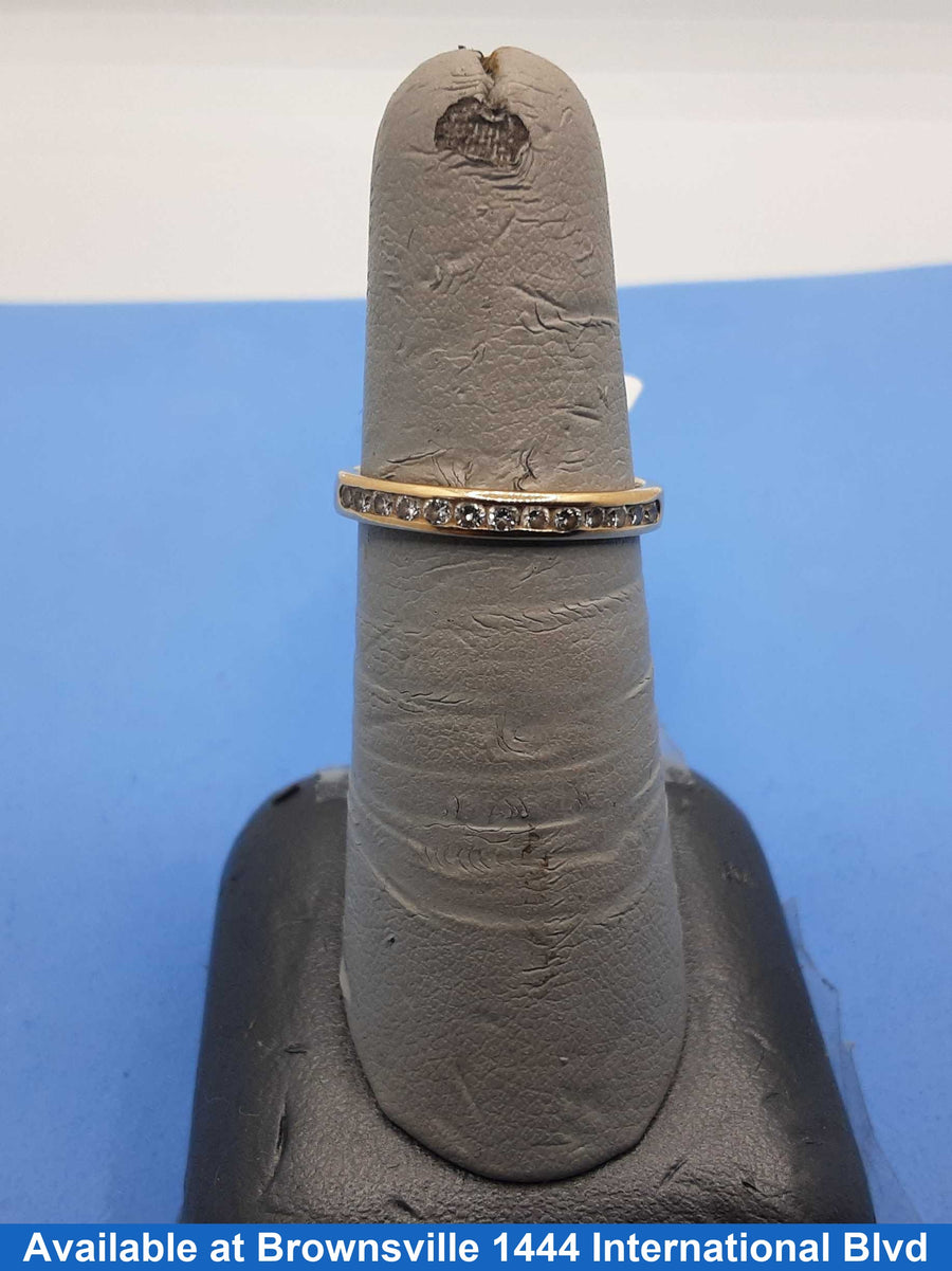 Ring - Wedding Band - Yellow Gold 10k (.417) 1.9 grams Size 7