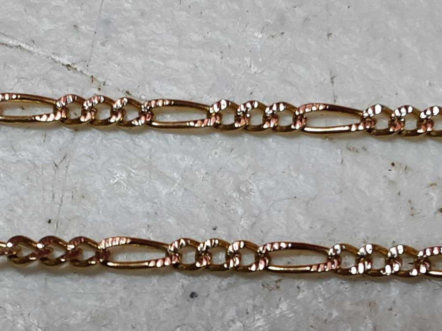 Figaro Chain - Yellow Gold 14k (.585) 6.2 grams 24 inch