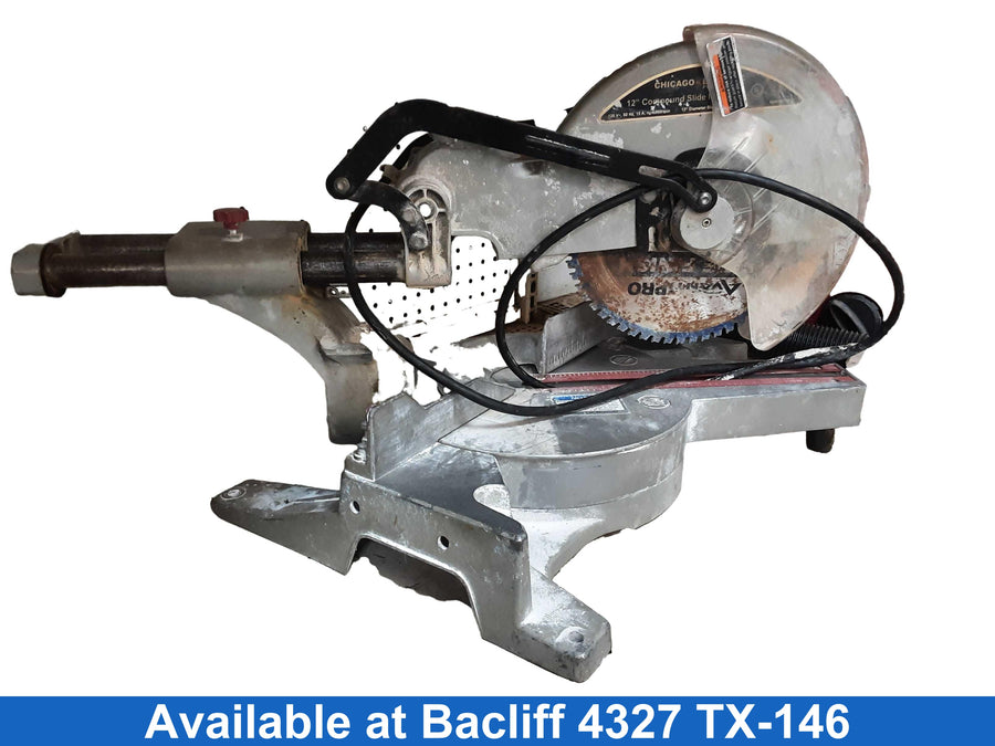Chicago Electric 98194 Gray Corded Slide Saw