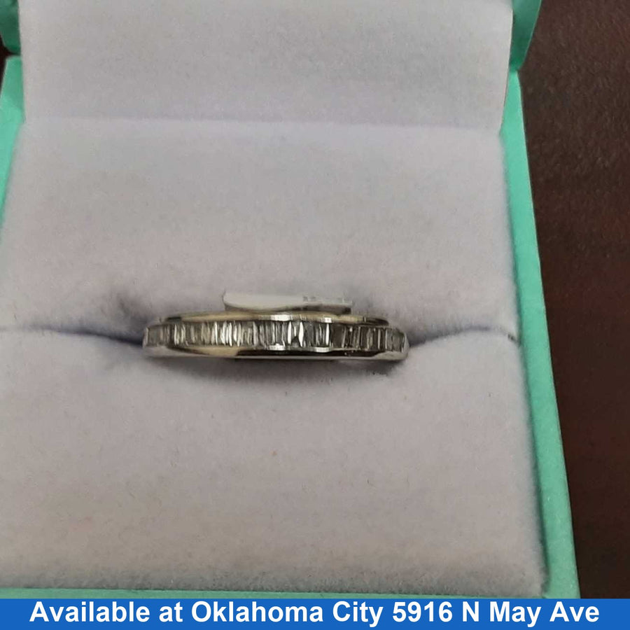Ring - Wedding Band - White Gold 14k (.585) 2.3 grams Size 20