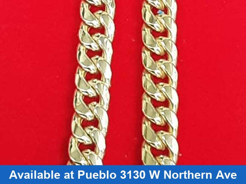 Cuban Link Chain - Yellow Gold 10k (.417) 15.4 grams 20 inch