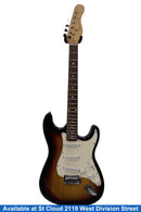 G Burton Strat Brown Electric Classic Guitar