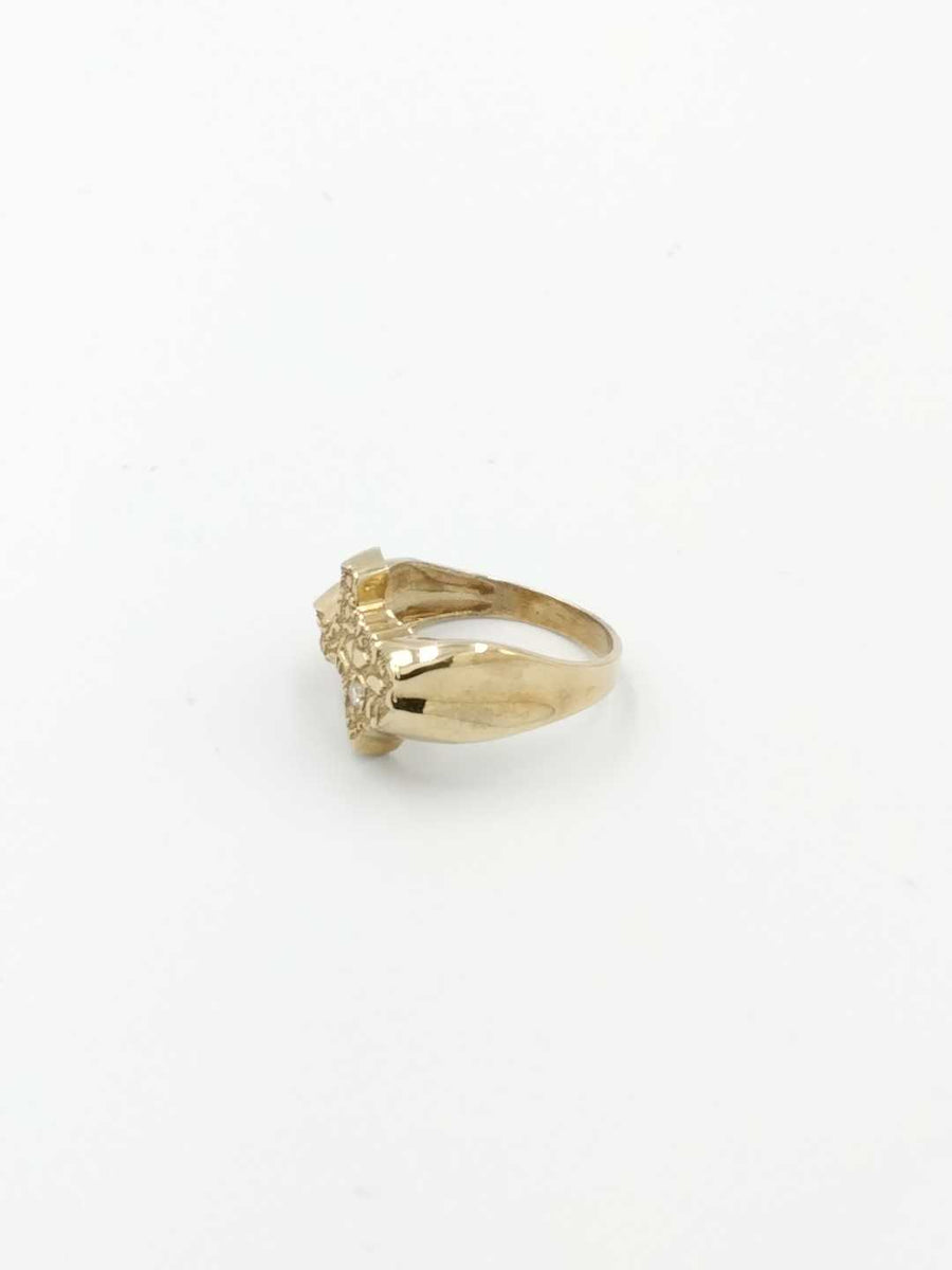 Women's Ring - Yellow Gold 10k (.417) 4.1 grams Size 20