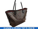 Louis Vuitton Neverfull Mm Damier Ebene Brown Purse / Handbag