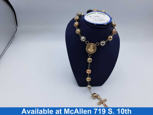 Bead Chain - Yellow Gold 10k (.417) 53 grams 22 inch