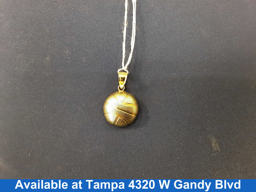 Sports Pendant - Yellow Gold 10k (.417) 1.7 grams