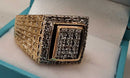Men's Ring - Yellow Gold 10k (.417) 10.3 grams Size 10.5
