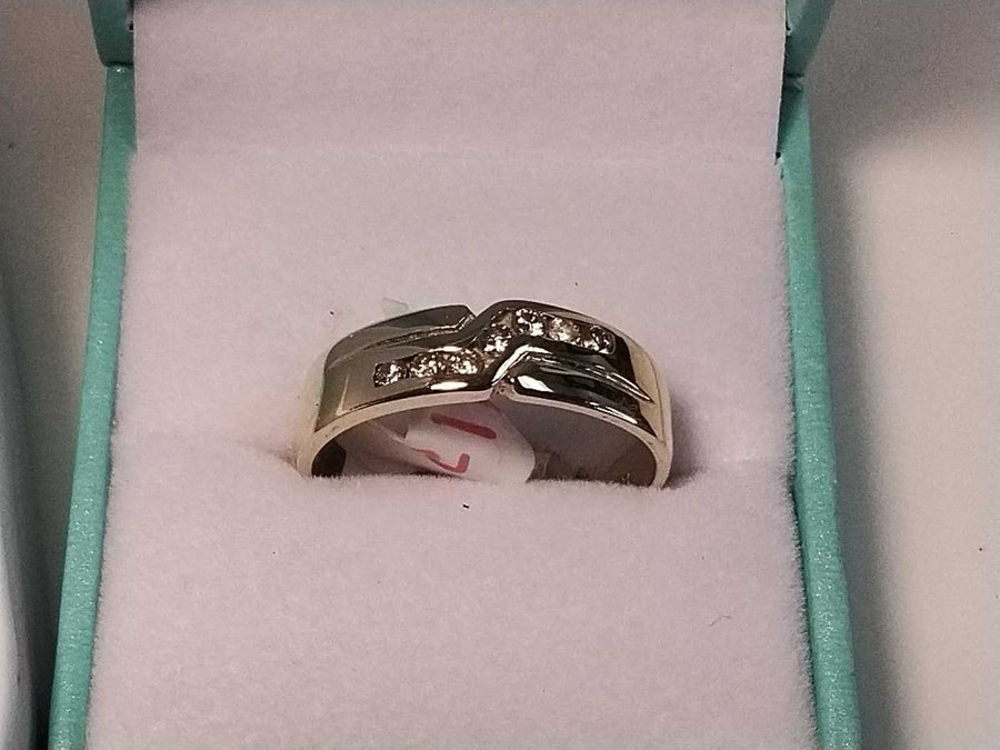 Ring - Wedding Band - Yellow Gold 14k (.585) 3.3 grams Size 10