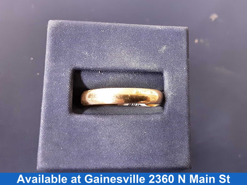 Ring - Wedding Band - Yellow Gold 14k (.585) 6 grams Size 11.5