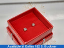 Double Stud Earrings - White Gold 14k (.585) 1.5 grams