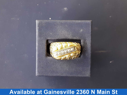 Men's Ring - Yellow Gold 10k (.417) 10.4 grams Size 10.5