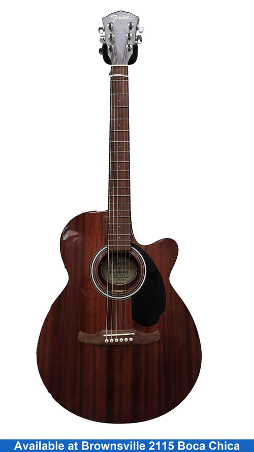 Fender Fa-135ce Brown Acoustic Classic Guitar