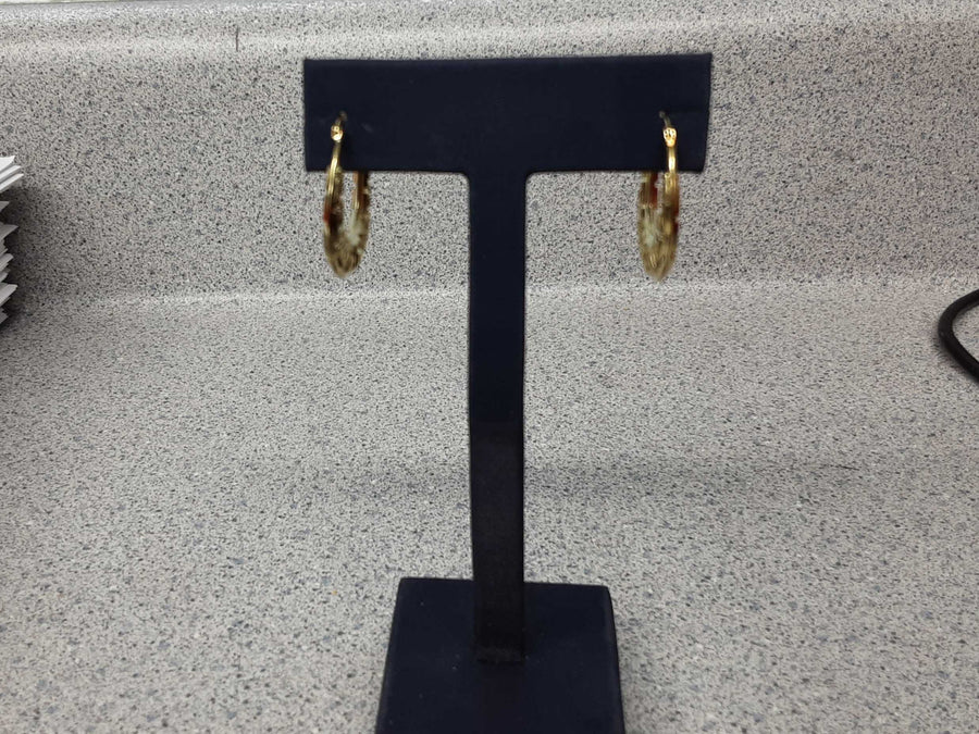 Bangle Earrings - Yellow Gold 10k (.417) 1.7 grams
