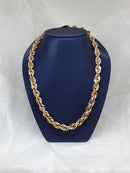 Rope Chain - Yellow Gold 10k (.417) 45.3 grams 32 inch
