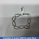 Figaro Bracelet - Silver 7.6 grams 8 inch