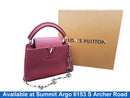 Louis Vuitton Red Capucine Red Purse / Handbag