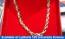 Rope Chain - Yellow Gold 14k (.585) 26 grams 20 inch
