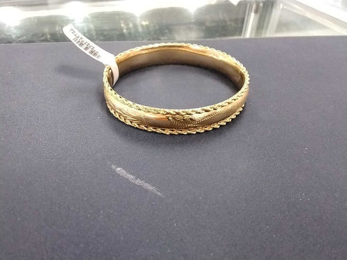Bangle Bracelet - Yellow Gold 14k (.585) 18.1 grams 7 inch