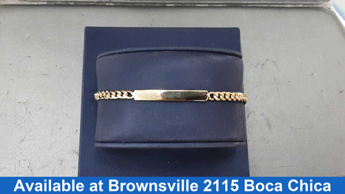 ID Bracelet - Yellow Gold 14k (.585) 6.4 grams 6 inch