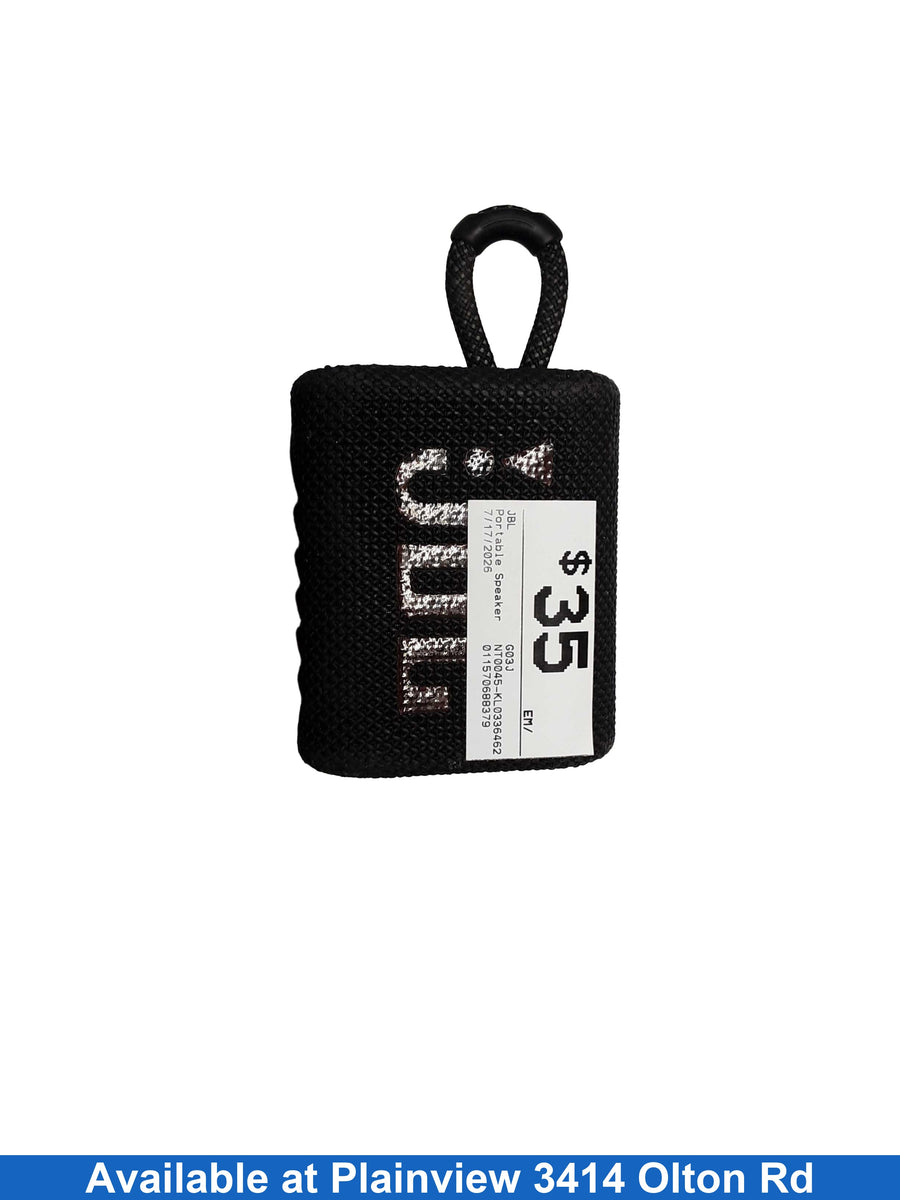 Jbl G03j Black Portable Speaker