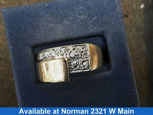 Men's Ring - Yellow Gold 14k (.585) 10.2 grams Size 11.5